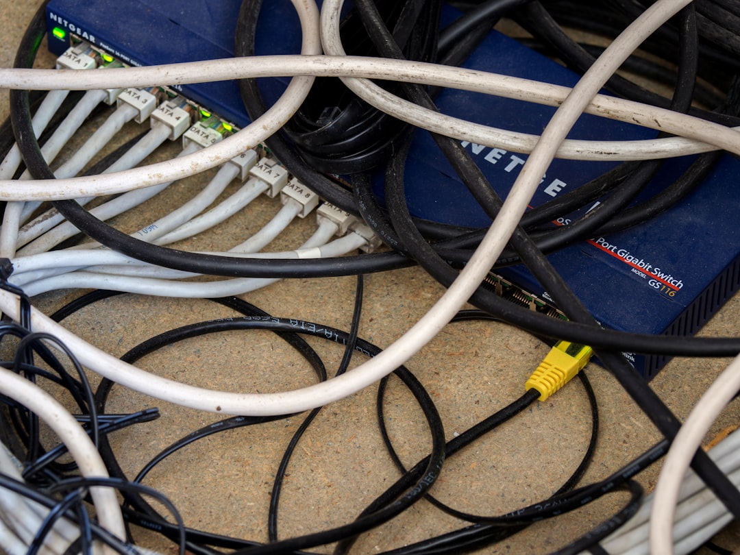 Kapsamlı ofis kablo planlama ve iş akışı şeması