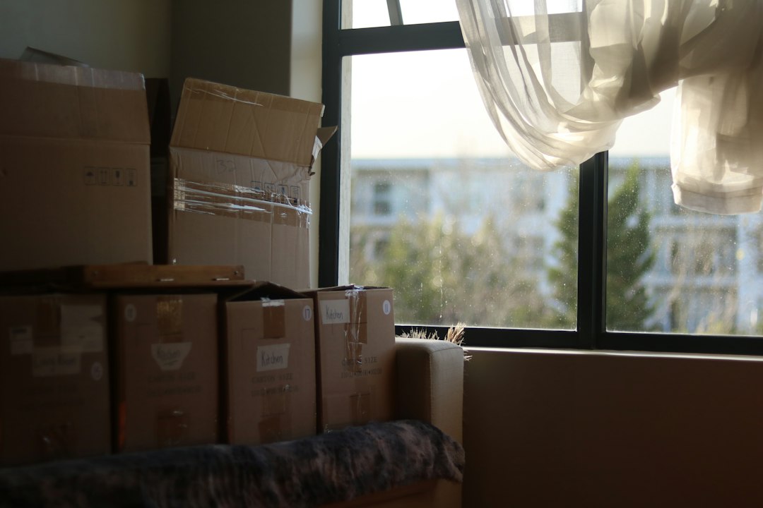 Apartmanda taşınma sırasında gürültüyü yönetmeyi gösteren ekipman ve planlama